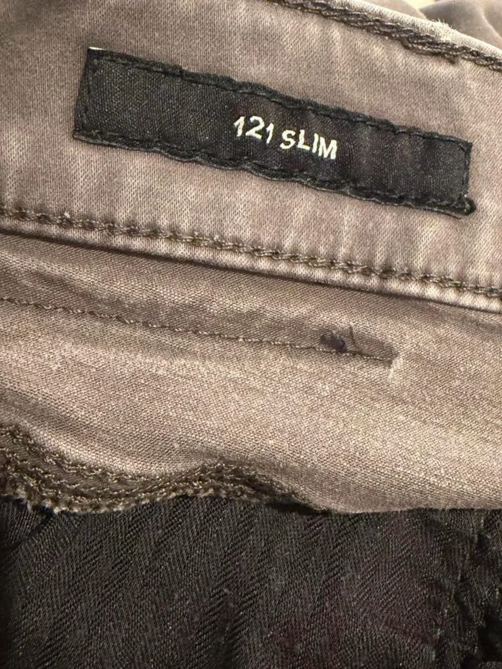 Lucky Brand Men's Gray 121 Slim Straight Pants 34x30